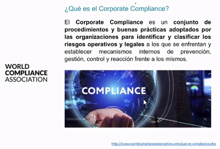 Cumplimiento corporativo - Compliance.